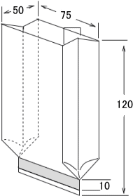 キャンディー用OPCP無地ガセット袋 画像