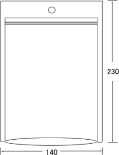 4色印刷付湿度調整剤用アルミチャック袋 画像