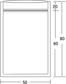 3色印刷付つり具(おもり)用チャック袋 画像
