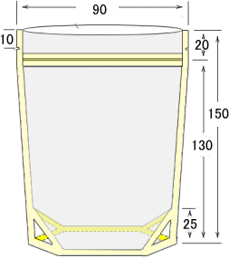 フルカラー印刷付乾燥にんにく用スタンドチャック袋 画像