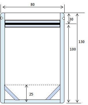 塩用LZ8互換フルカラーナイロンポリスタンドチャック袋